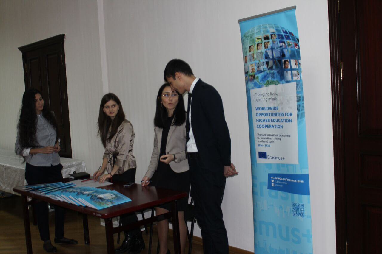 16 Deceber 2015, Erasmus+ INFORMATION Day at Azerbaijan State Oil and Industry University ,in Baku , Azerbaijan.